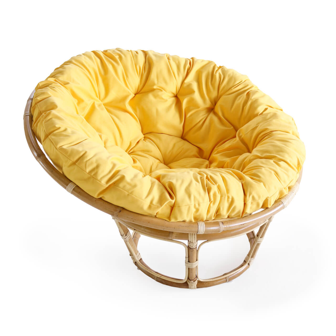 Papasan Stool With Cushion