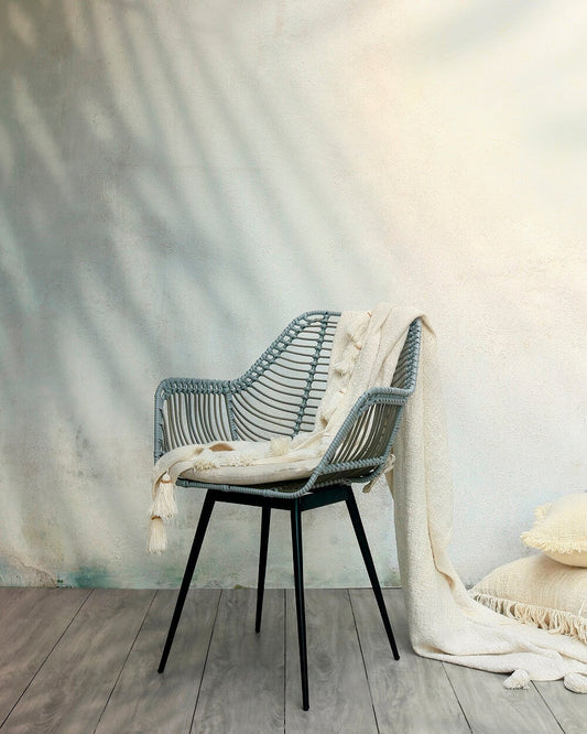 Jamilah Armchair With Natural Cushion