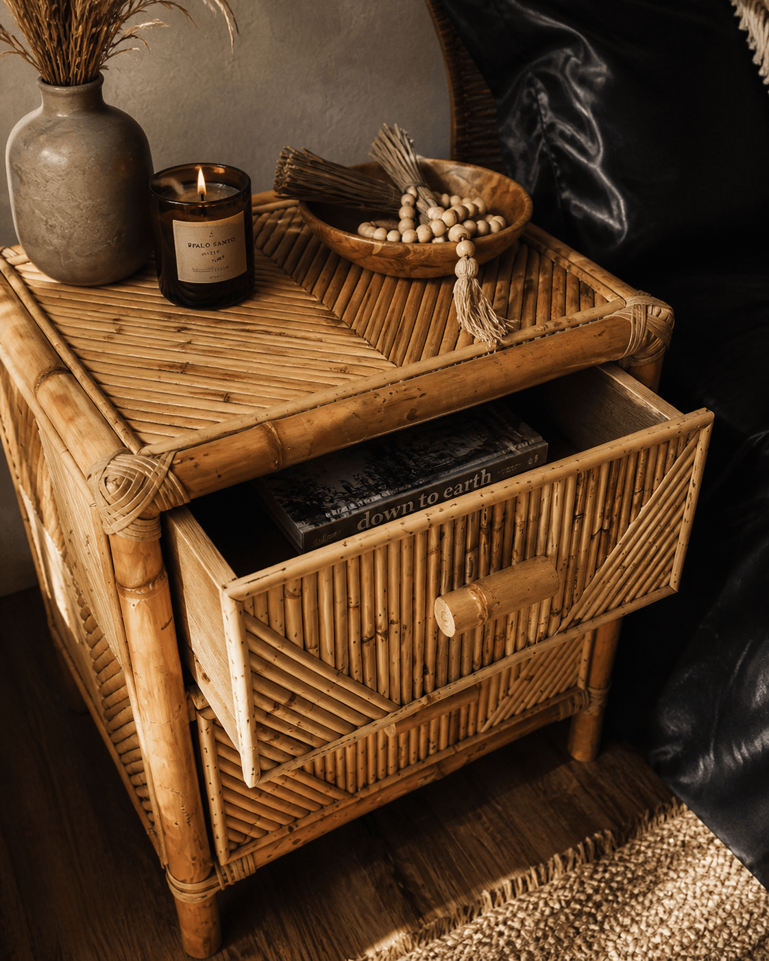 Lucas Side Table 2 Drawers