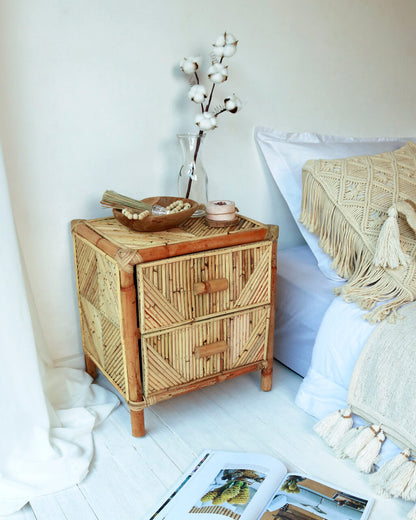 Bali Furniture – Lucas Side Table 2 Drawers – The Lucas Side Table 2 Drawers brings wa