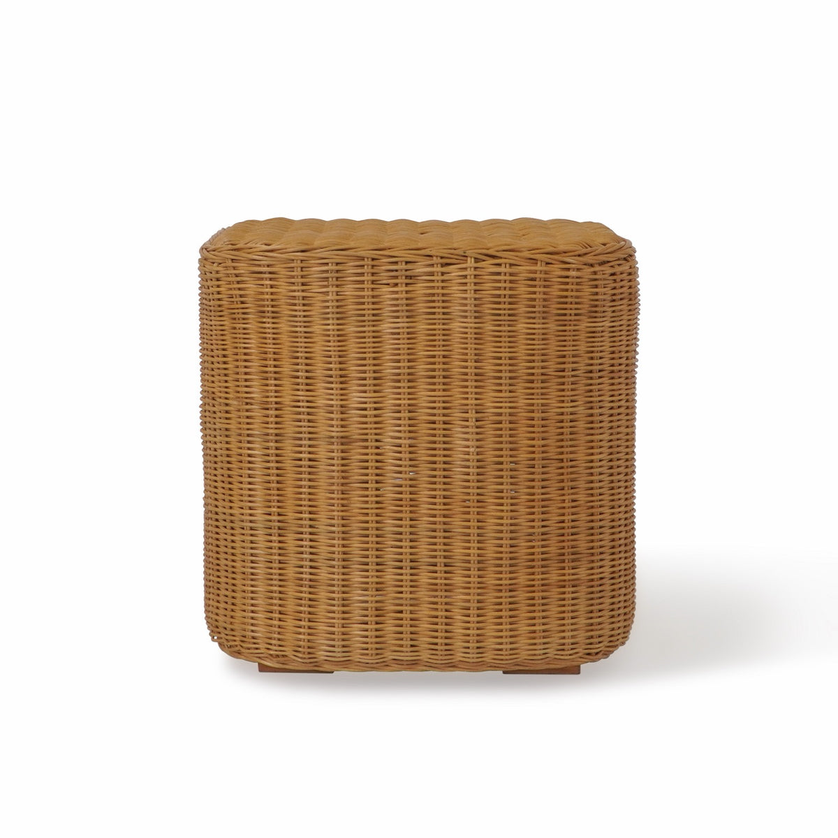 Mahogany side table – Nambu, natural natural materials in boho style