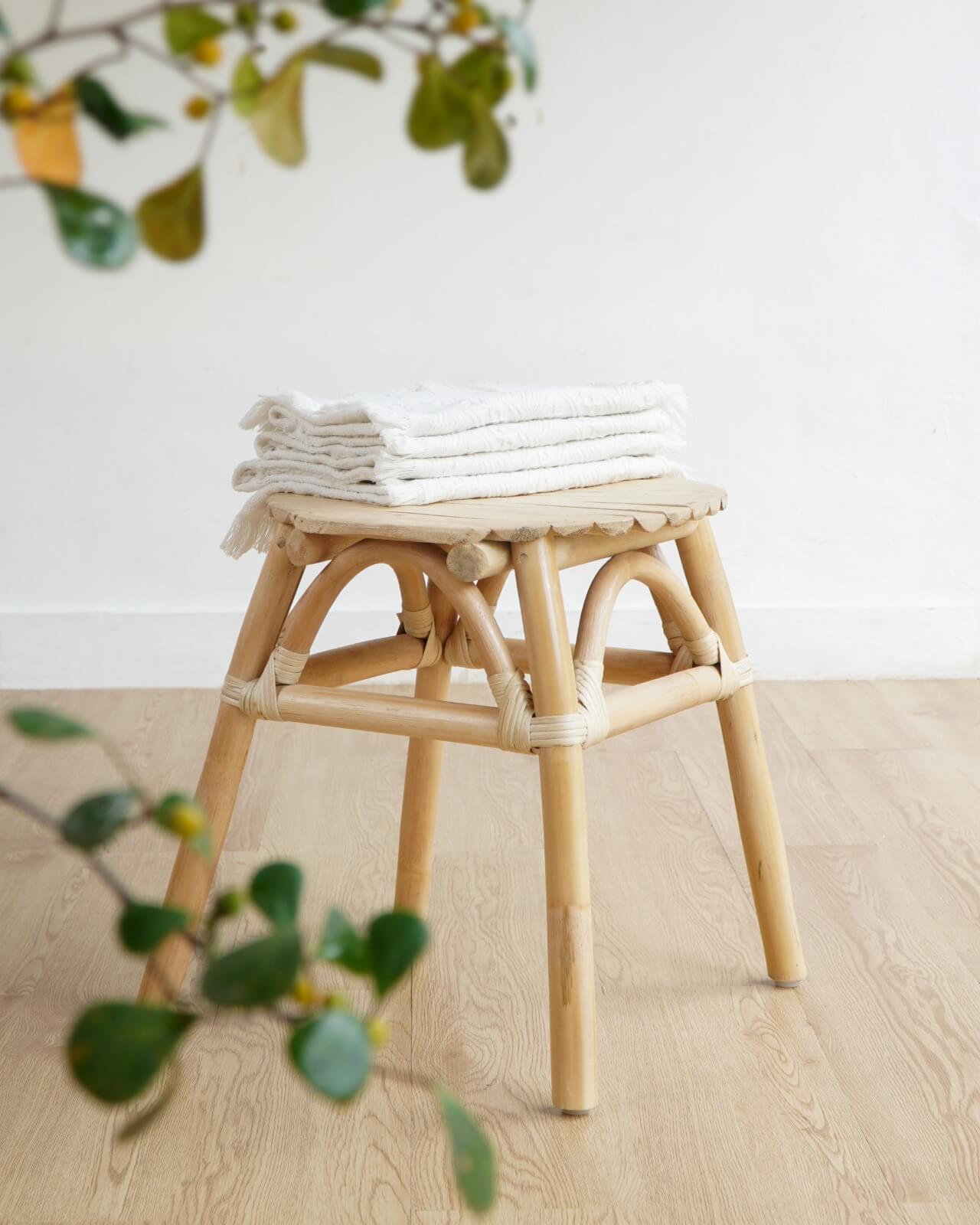 Freya Rattan Stool