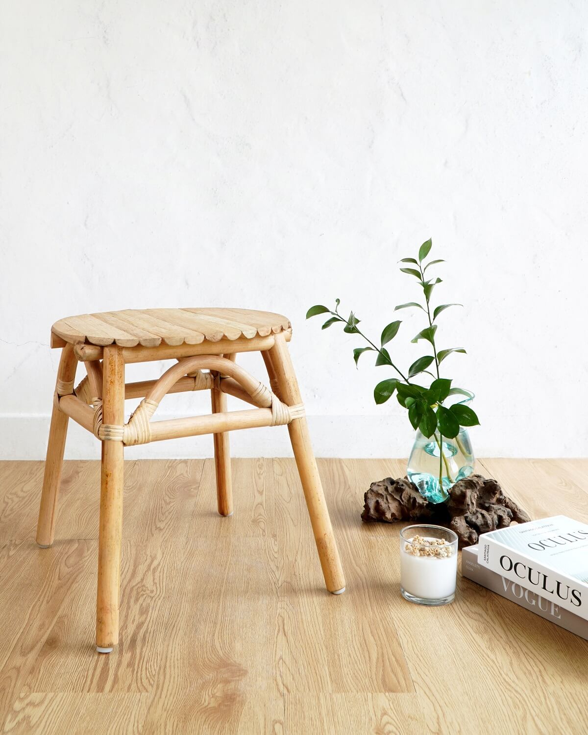 Freya Rattan Stool