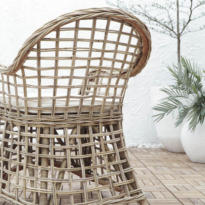 Bali Furniture – Piraus Armchair With Natural Cushion Seat