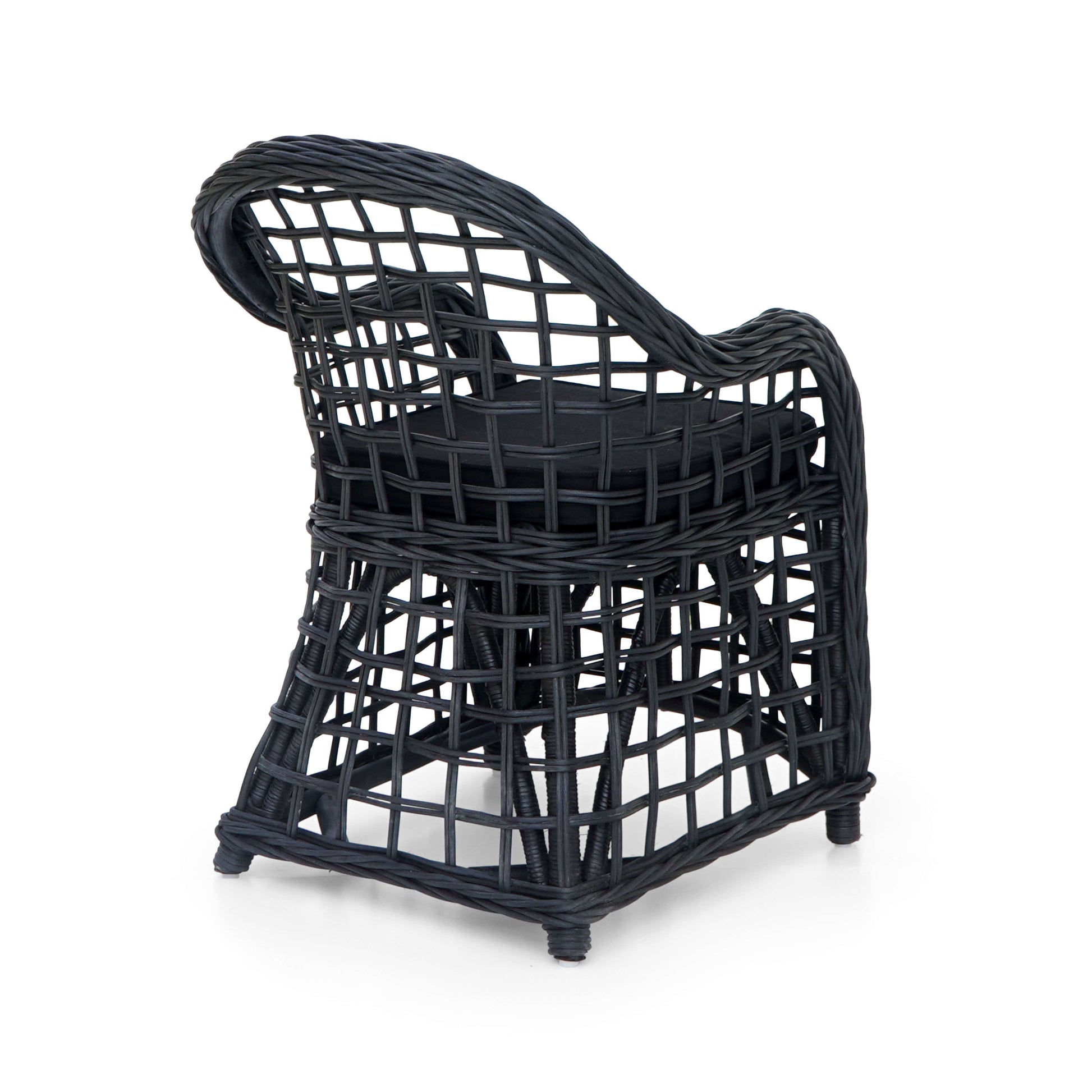 Bali Furniture – Piraus Armchair With Black Cushion Seat