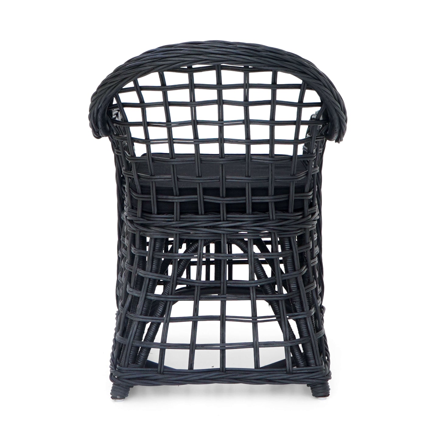 Bali Furniture – Piraus Armchair With Black Cushion Seat