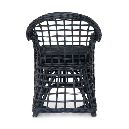 Bali Furniture – Piraus Armchair With Black Cushion Seat