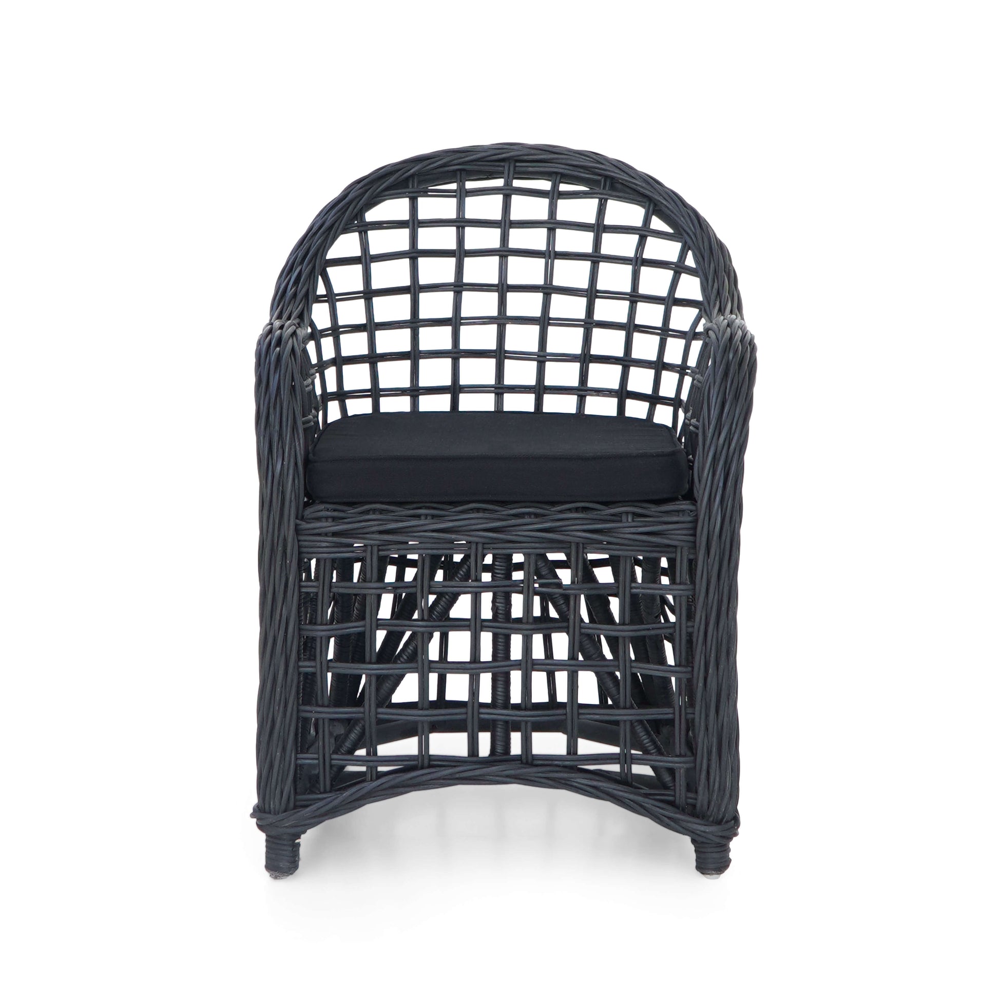 Bali Furniture – Piraus Armchair With Black Cushion Seat