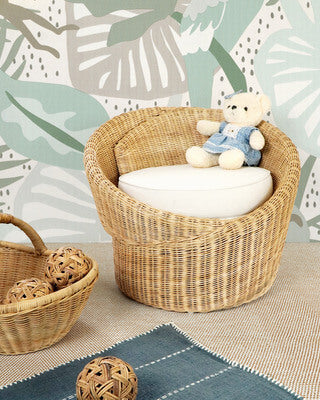 Skrue Childreen Chair With White Seat Cushion – Set of 2