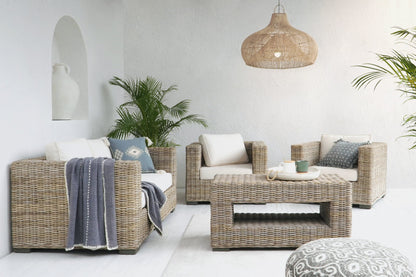 The Delphine living set – natural materials, boho furniture handmade in Bali