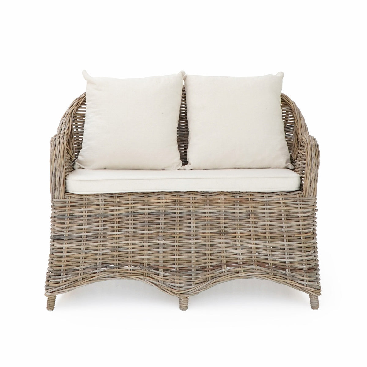 Rattan loveseat Athena Love Seat – boho furniture, handwoven and handmade in Bali