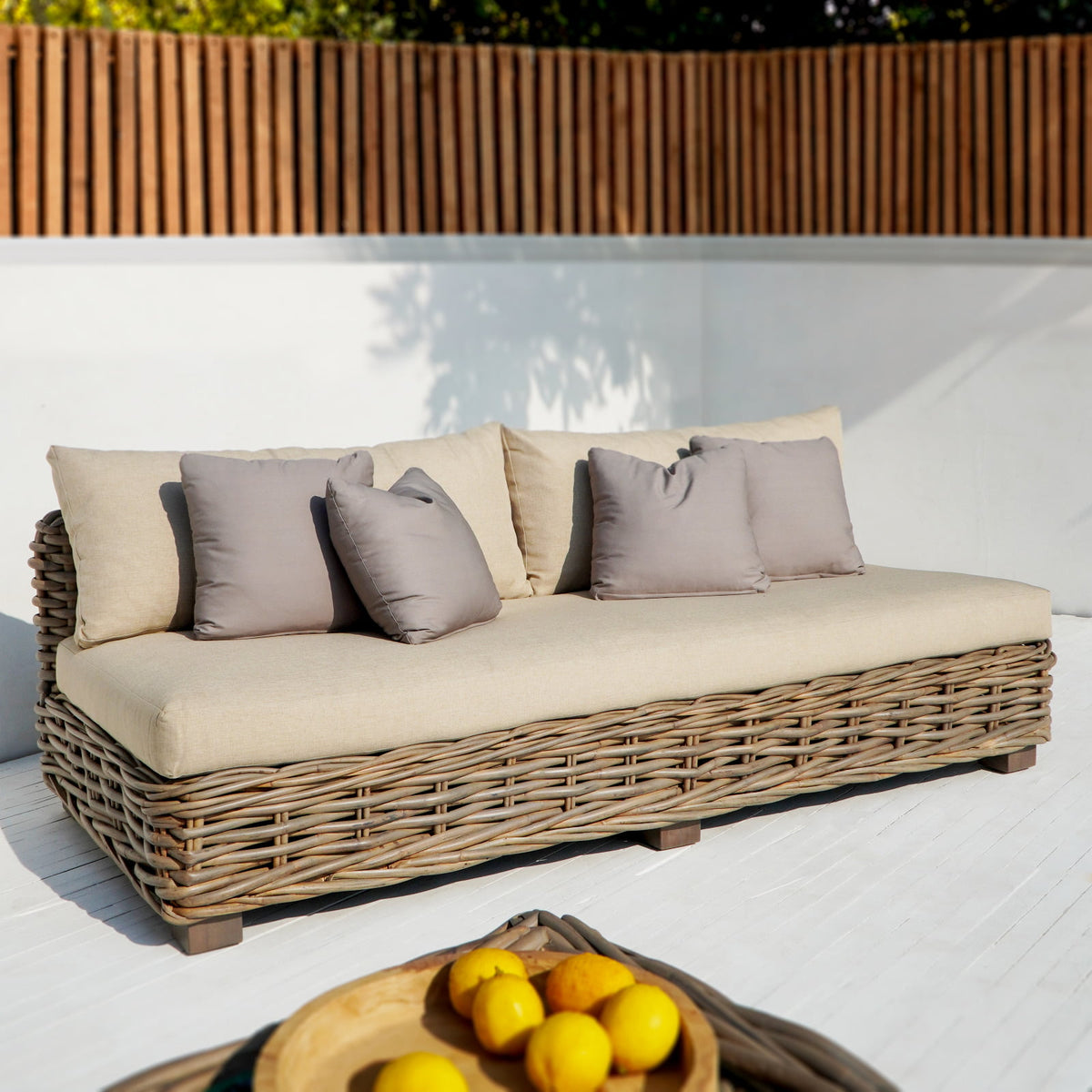 Handmade rattan living set – the Saint Germany, boho furniture made in Bali