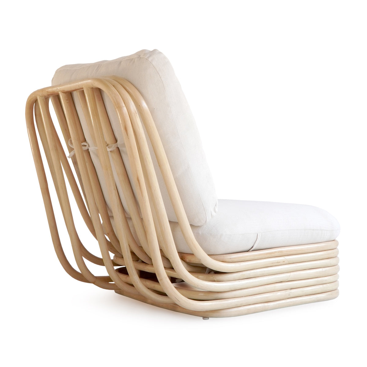 Meadow lounge chair, boho furniture handmade by Balinese artisans