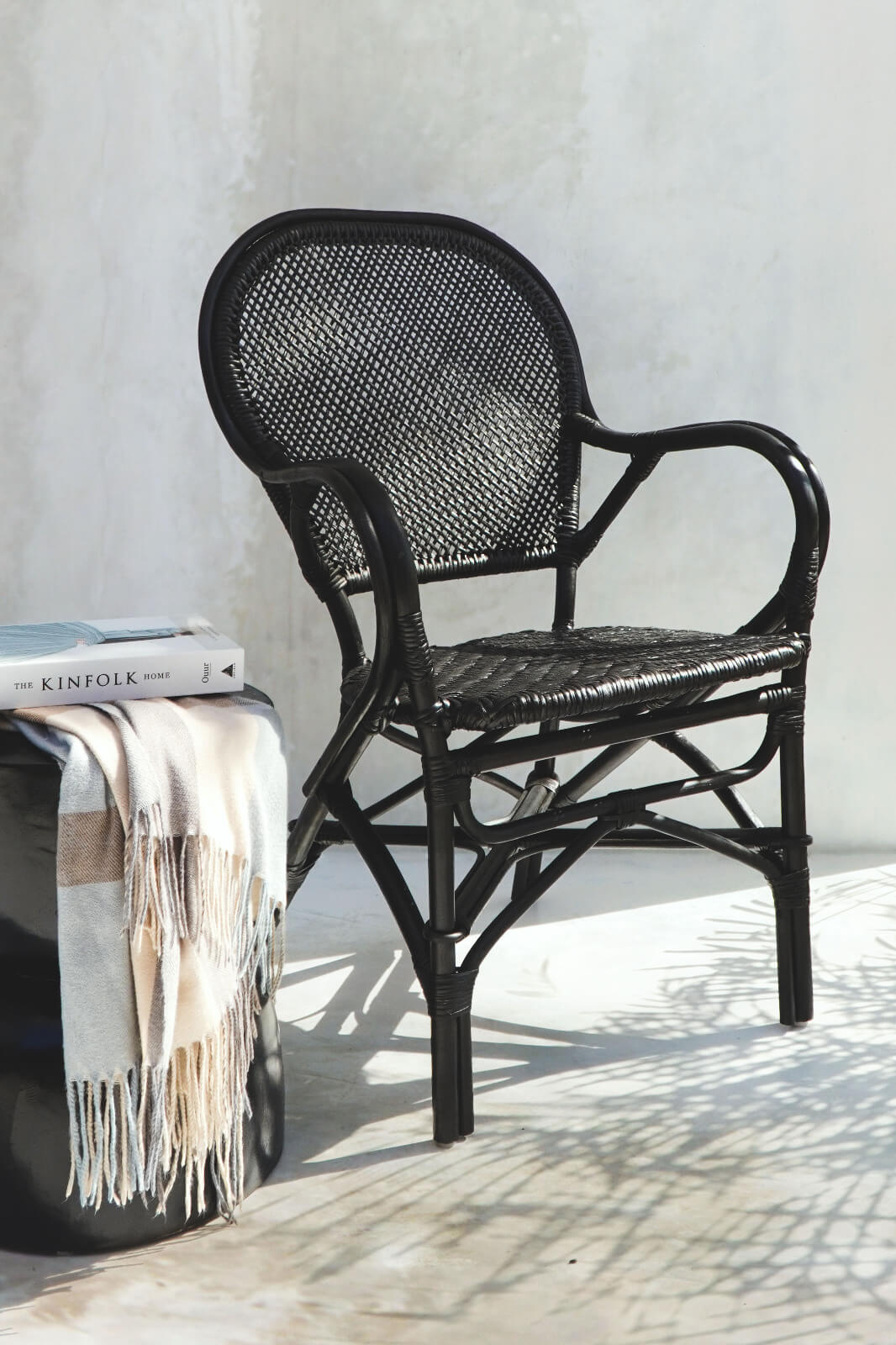 New Bali Armchair Without Cushion Black
