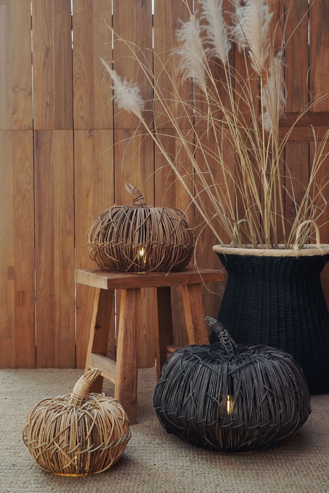 Pumpkin Lantern Set Of Three – Set of 2