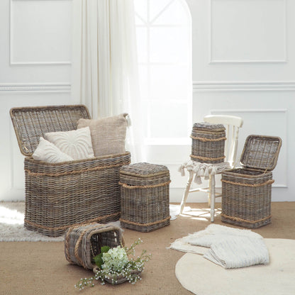 Bali Furniture – Reona Basket Set Of Five – The Reona Basket Set Of Five offers a ca