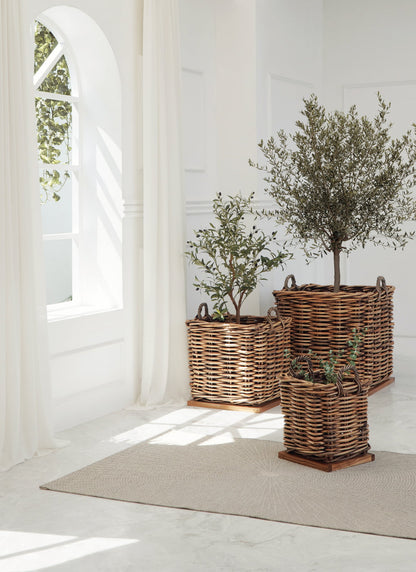 Rattan basket – Saint Tropez, natural natural materials in boho style