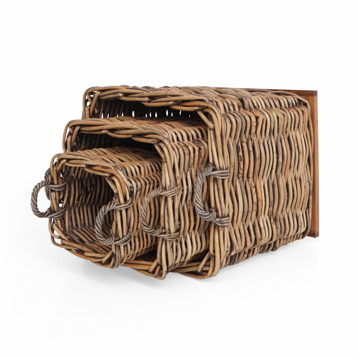 Saint Tropez basket by BaliSouk – boho decor made in Bali