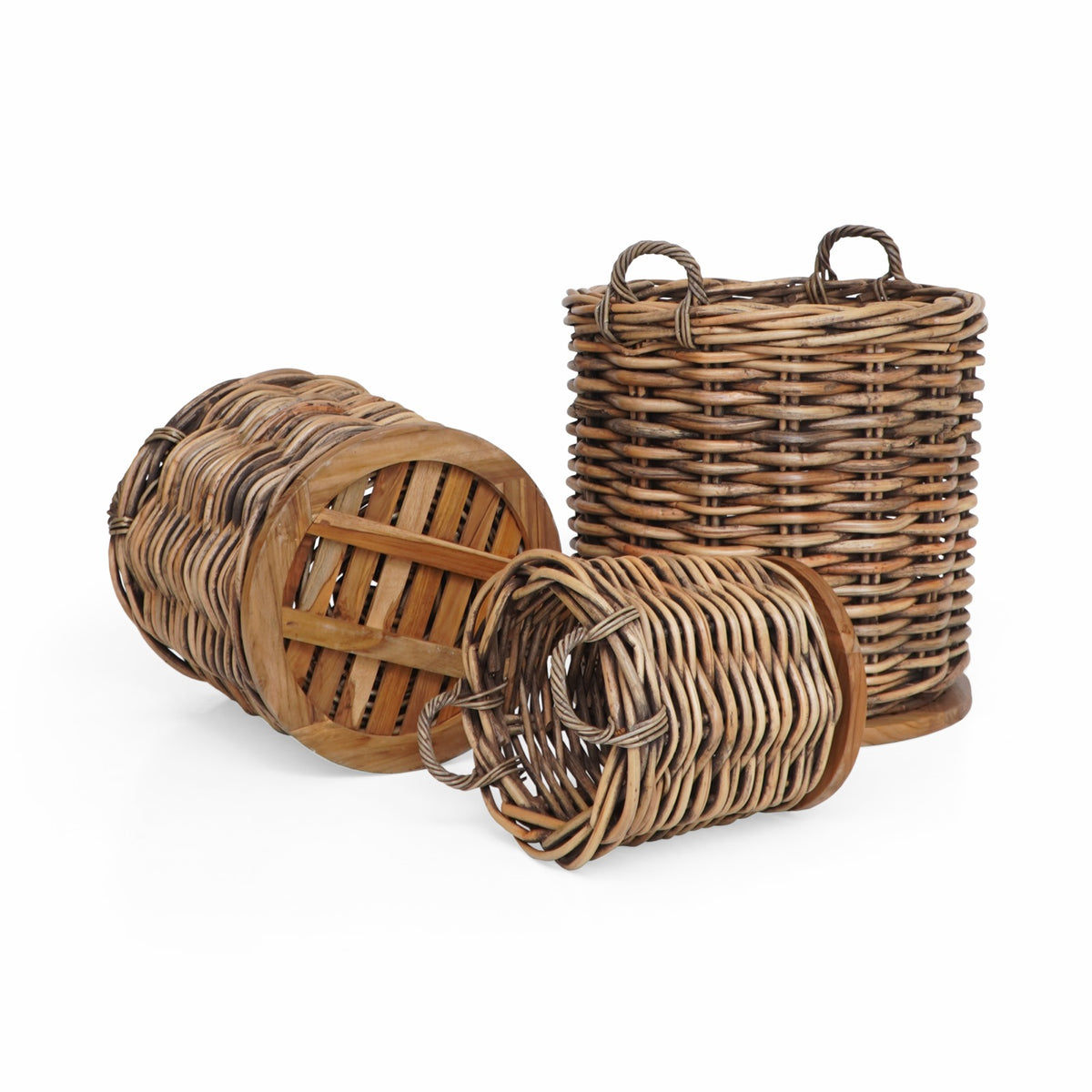 Rattan basket Saint Tropez – handmade in Bali, boho style