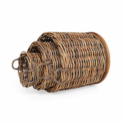Handcrafted rattan basket – Saint Tropez, boho decor from BaliSouk