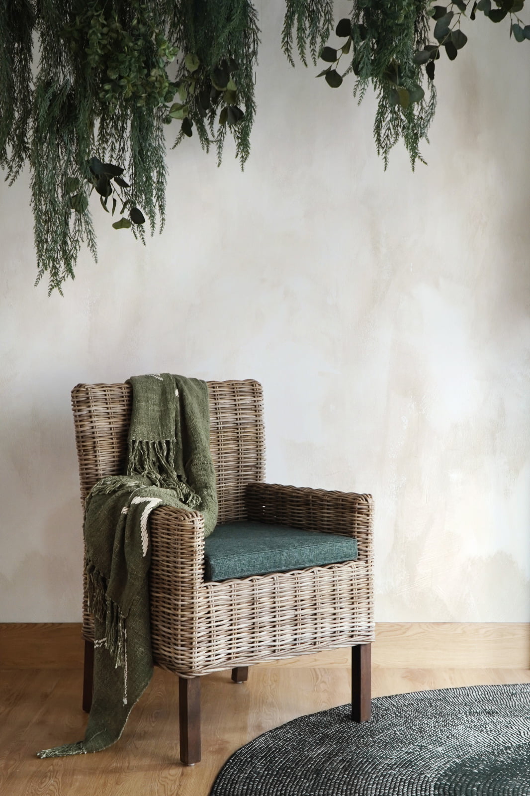 Handmade rattan armchair – the Norman, boho furniture made in Bali