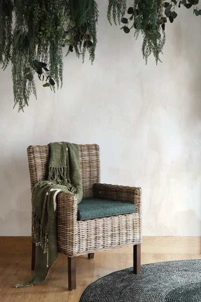 Handmade rattan armchair – the Norman, boho furniture made in Bali