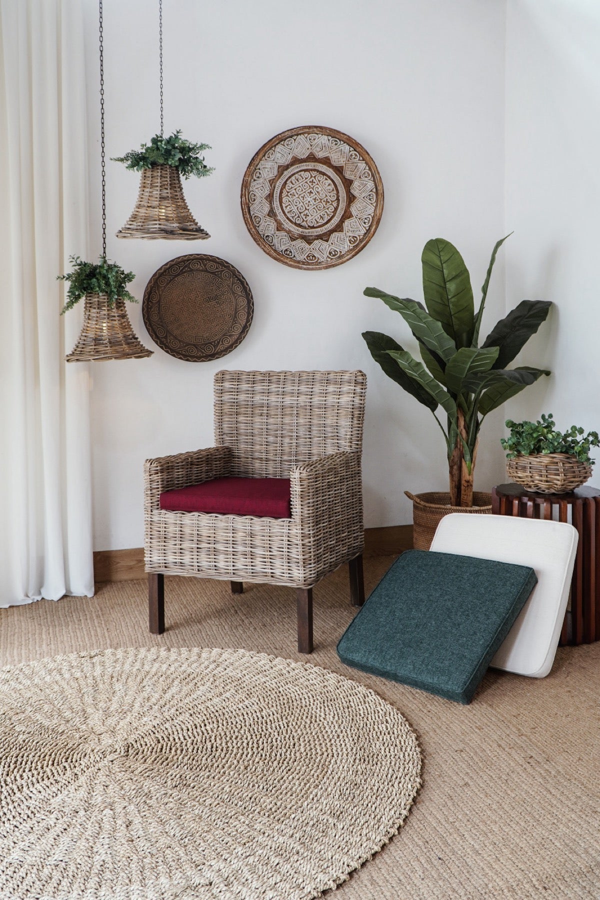 Bali Furniture – Norman Armchair With Seat Cushion