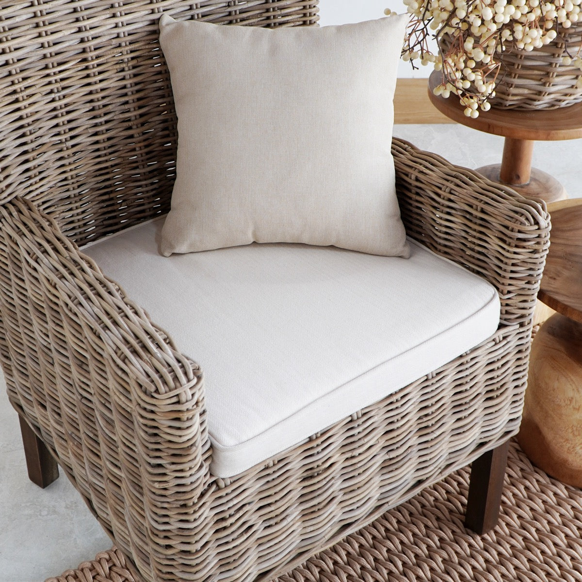 Bali Furniture – Norman Armchair With Seat Cushion