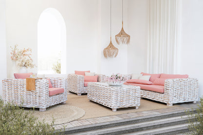 Handmade rattan living set – the Saint Tropez, boho furniture made in Bali