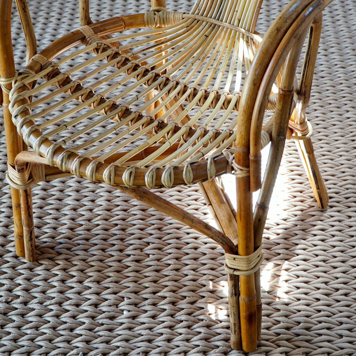 Rattan armchair – Begonia, natural natural materials in boho style