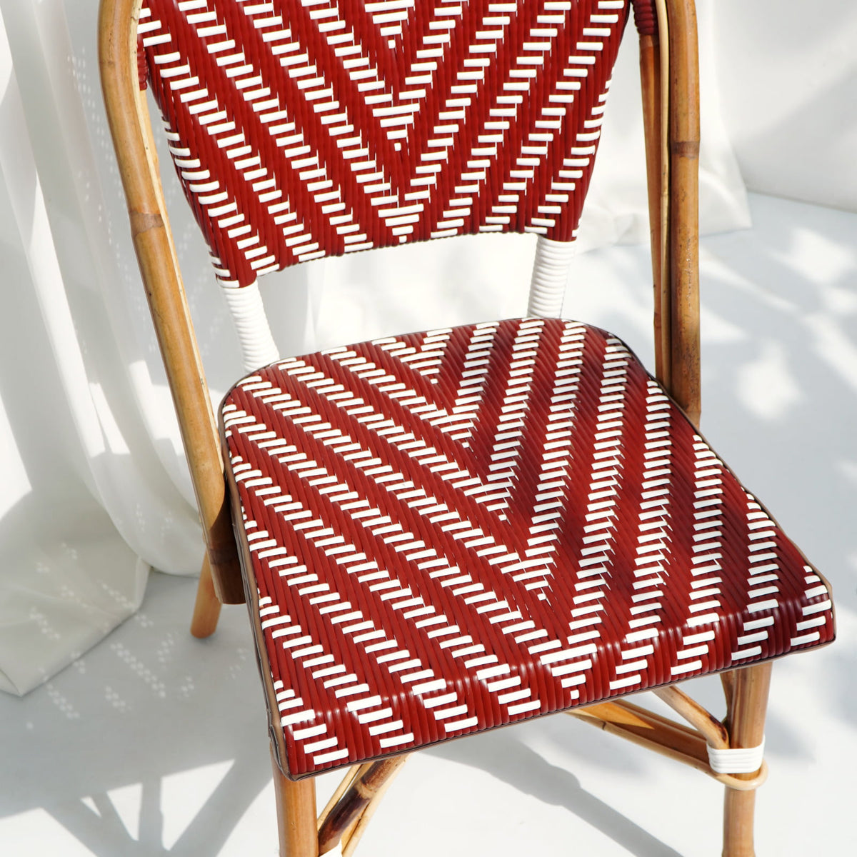 Leather bistro chair – Bistro Chair, natural natural materials in boho style