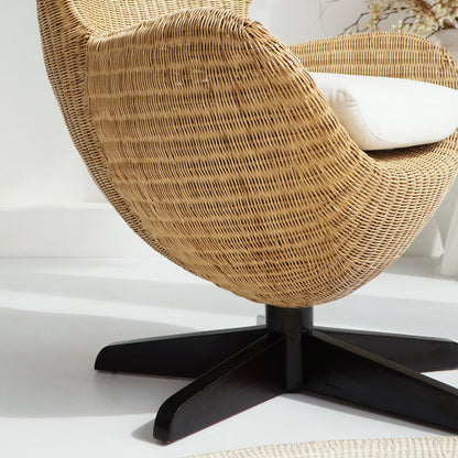 Teak chair – Jaseem, natural natural materials in boho style