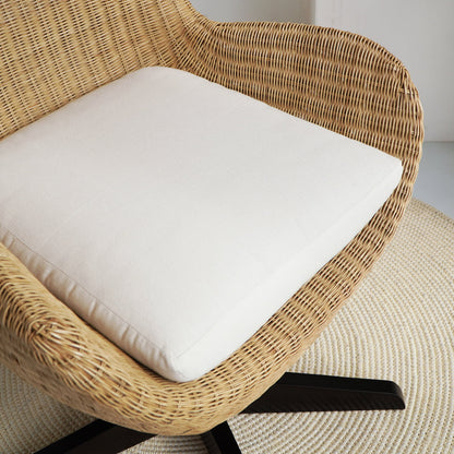 Teak chair Jaseem – boho furniture, handwoven and handmade in Bali