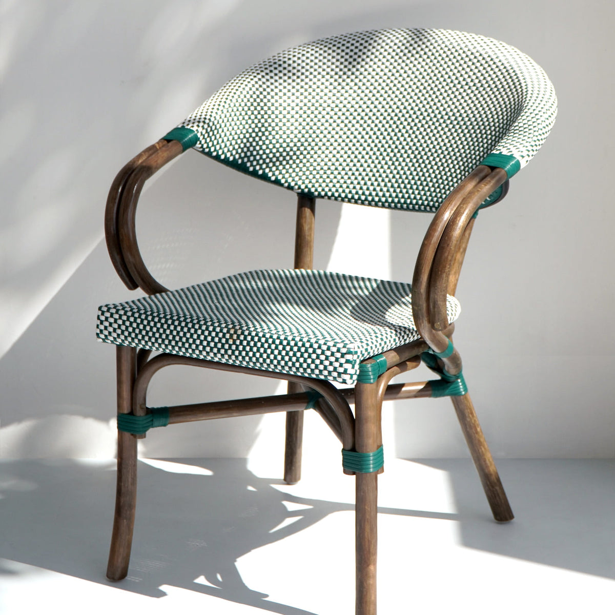 Harfat bistro chair in natural materials – boho furniture by BaliSouk