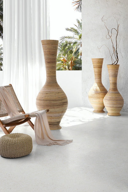 Bali Furniture – Vido Vase Set Of Three – Vido Vase Set Of Three brings a refined 