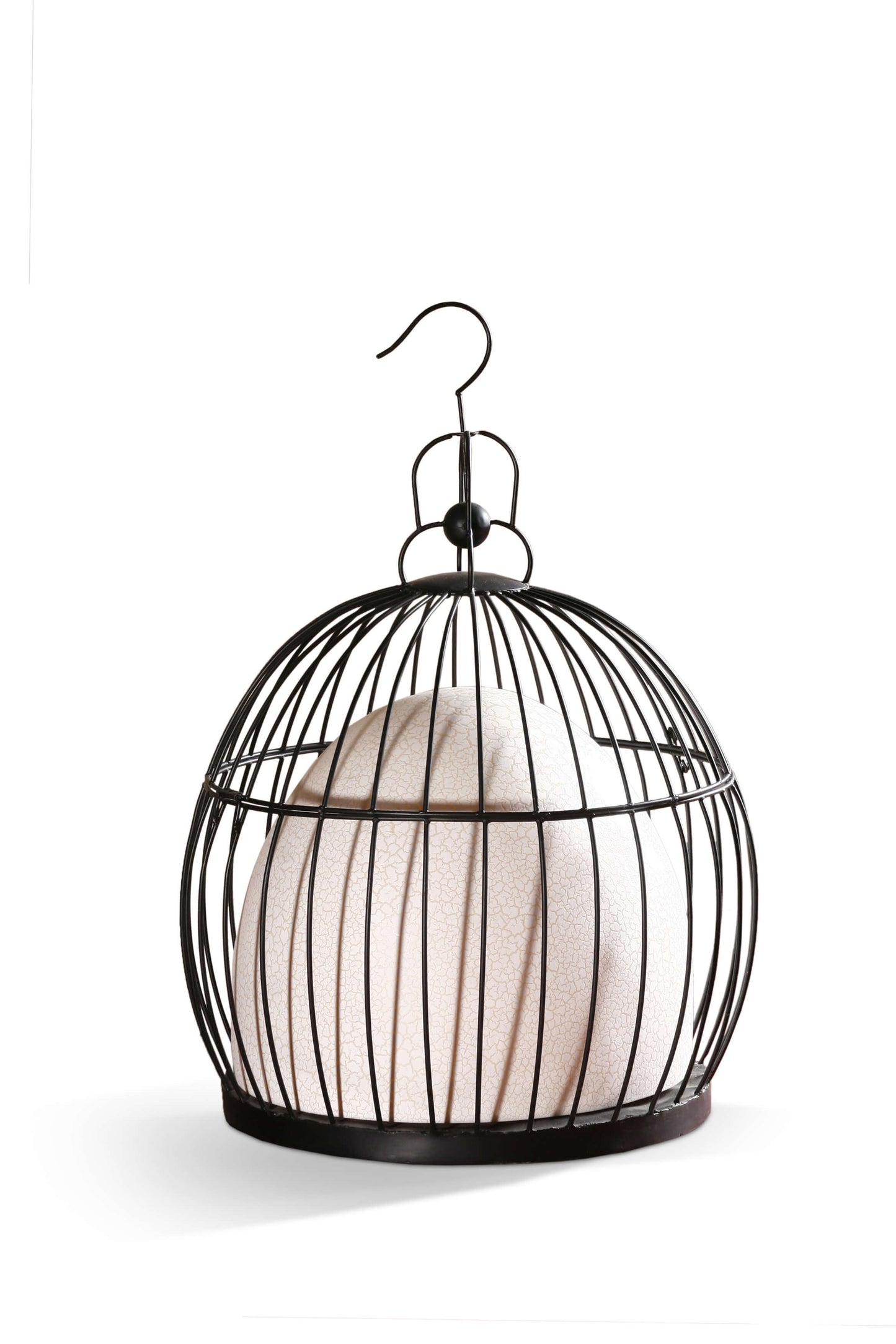 Iron Bird Cage Lamp Without Electric Cable - Medium