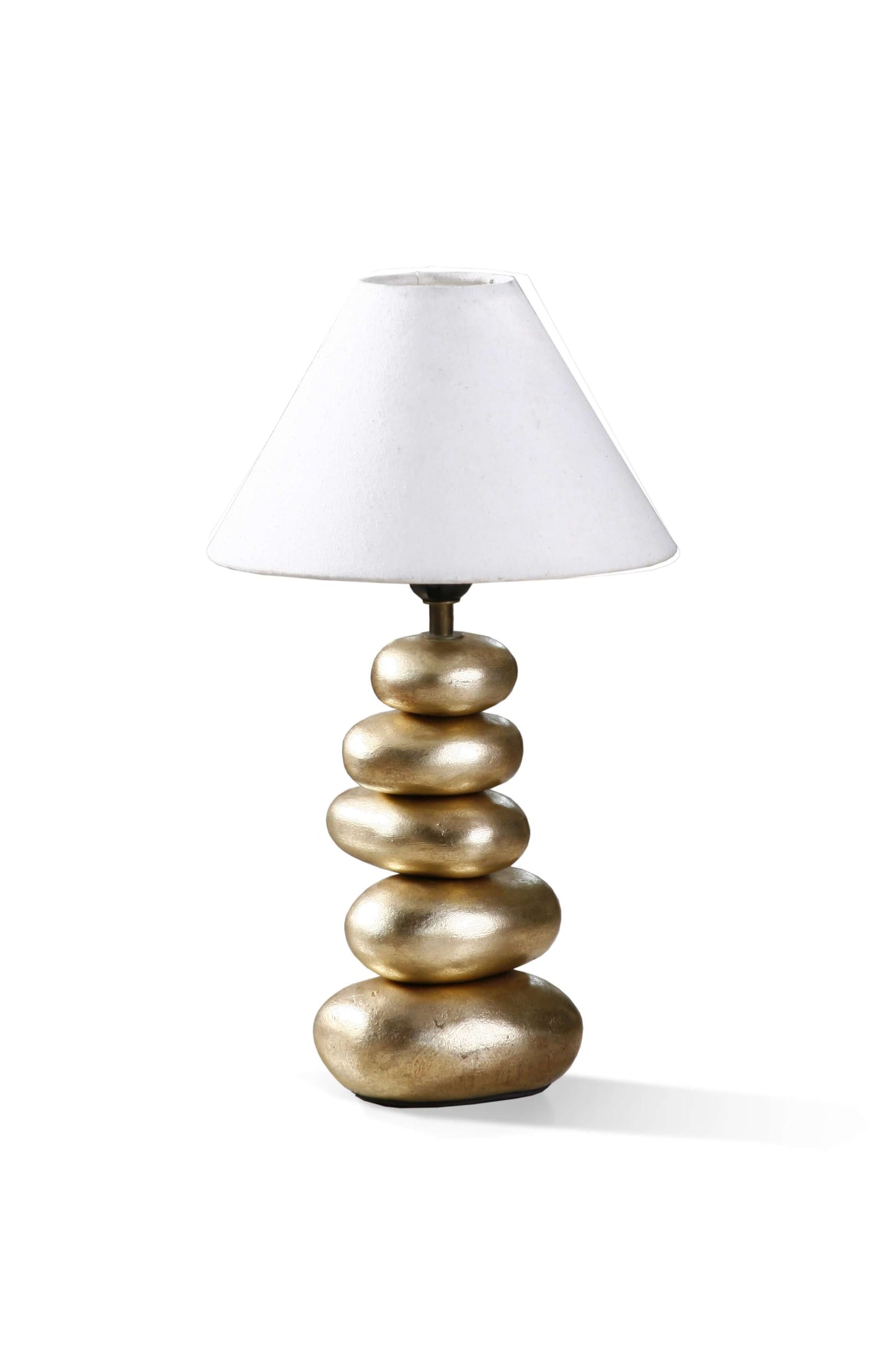 Stone Base Lamp With 5 Stone Without Electric Cable