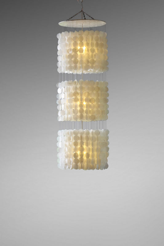 Three Stacking Shell Lamp Without Eletric Cable