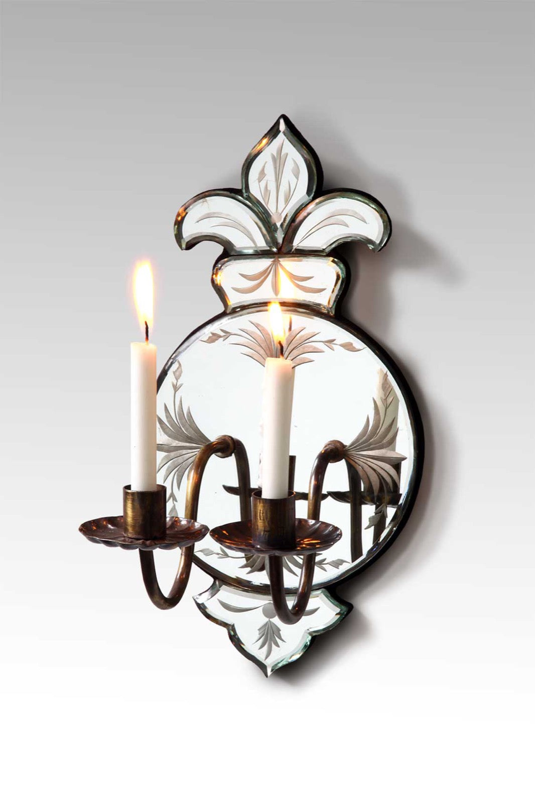 Handmade glass mirror – the Georgia, boho decor made in Bali