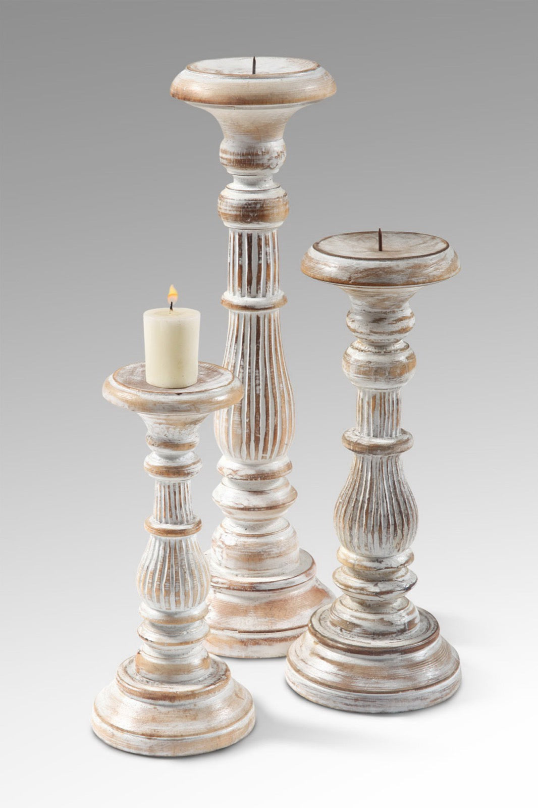 Candle Holder Set 3 candle holder by BaliSouk – boho decor made in Bali