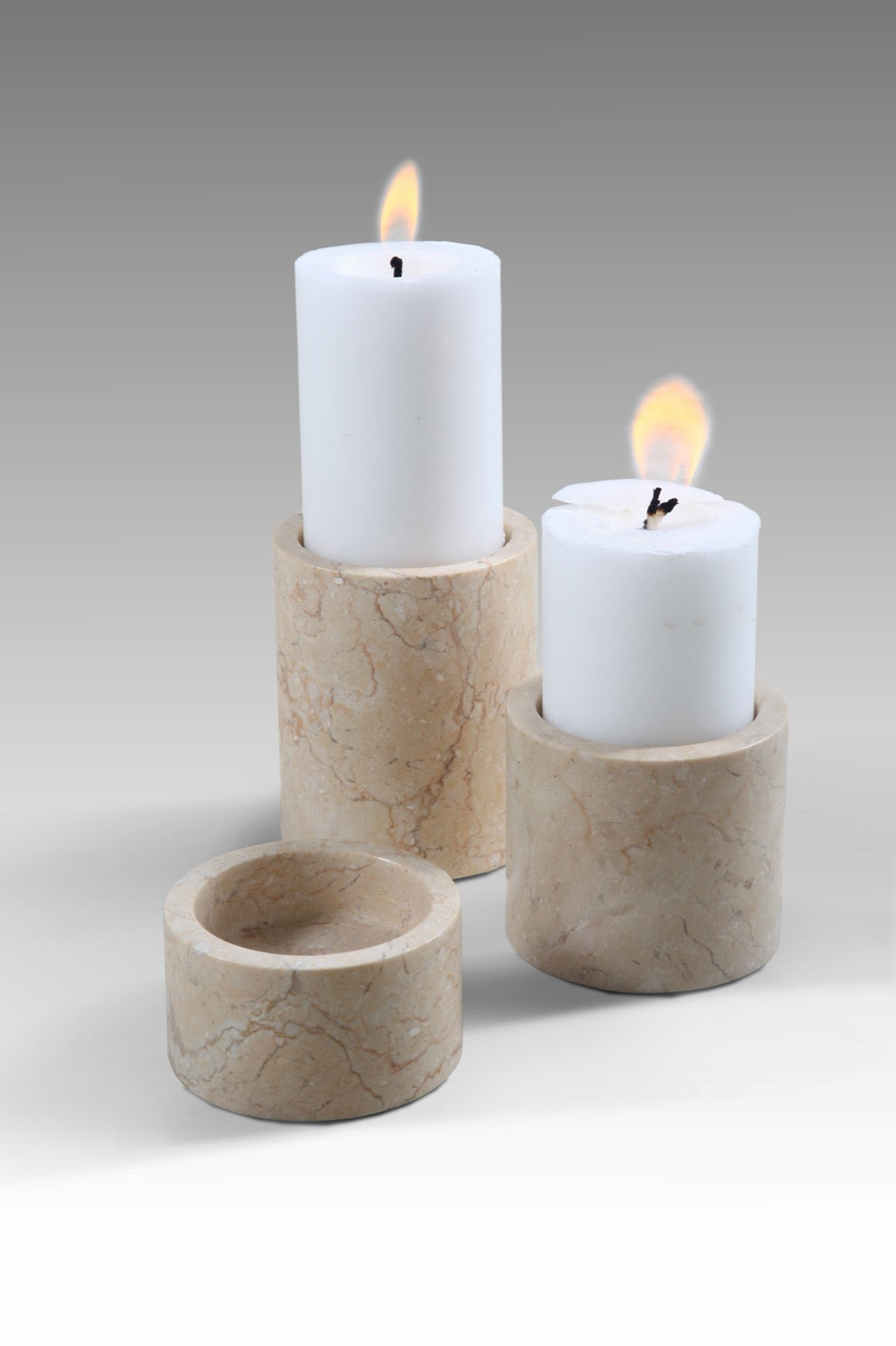 The Marble candle holder – natural materials, boho decor handmade in Bali