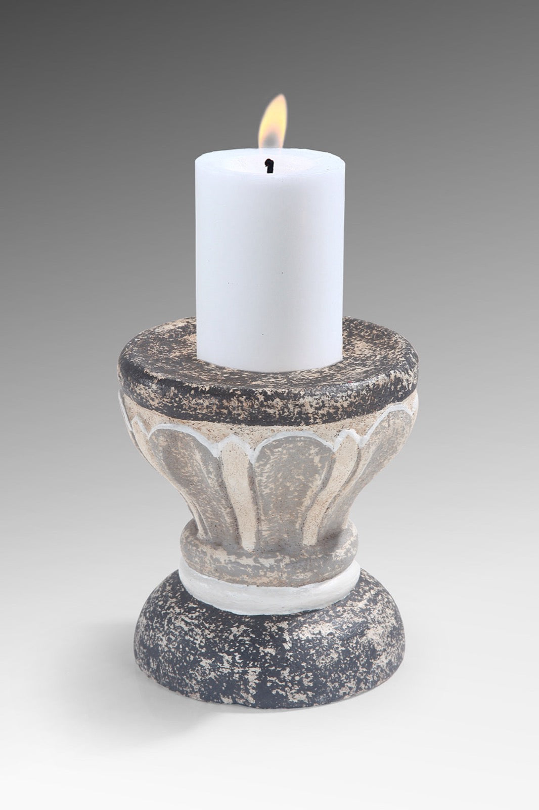 Candle Holder candle holder in natural materials – boho decor by BaliSouk