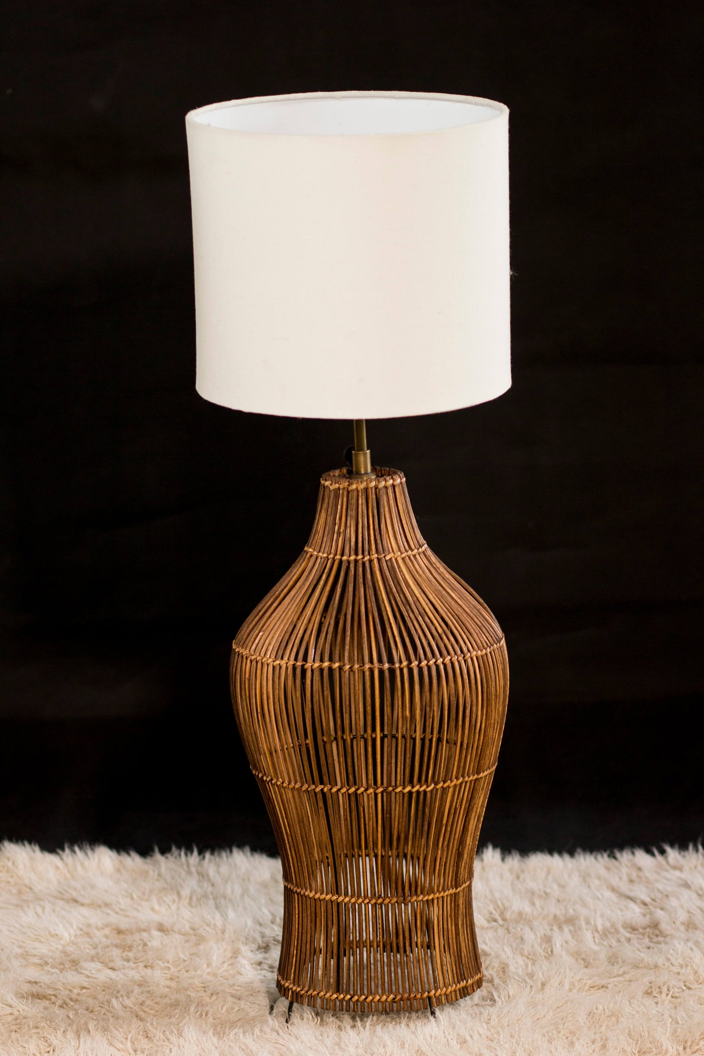 Joalin Table Lamp With White Shade  Without Electric Cable