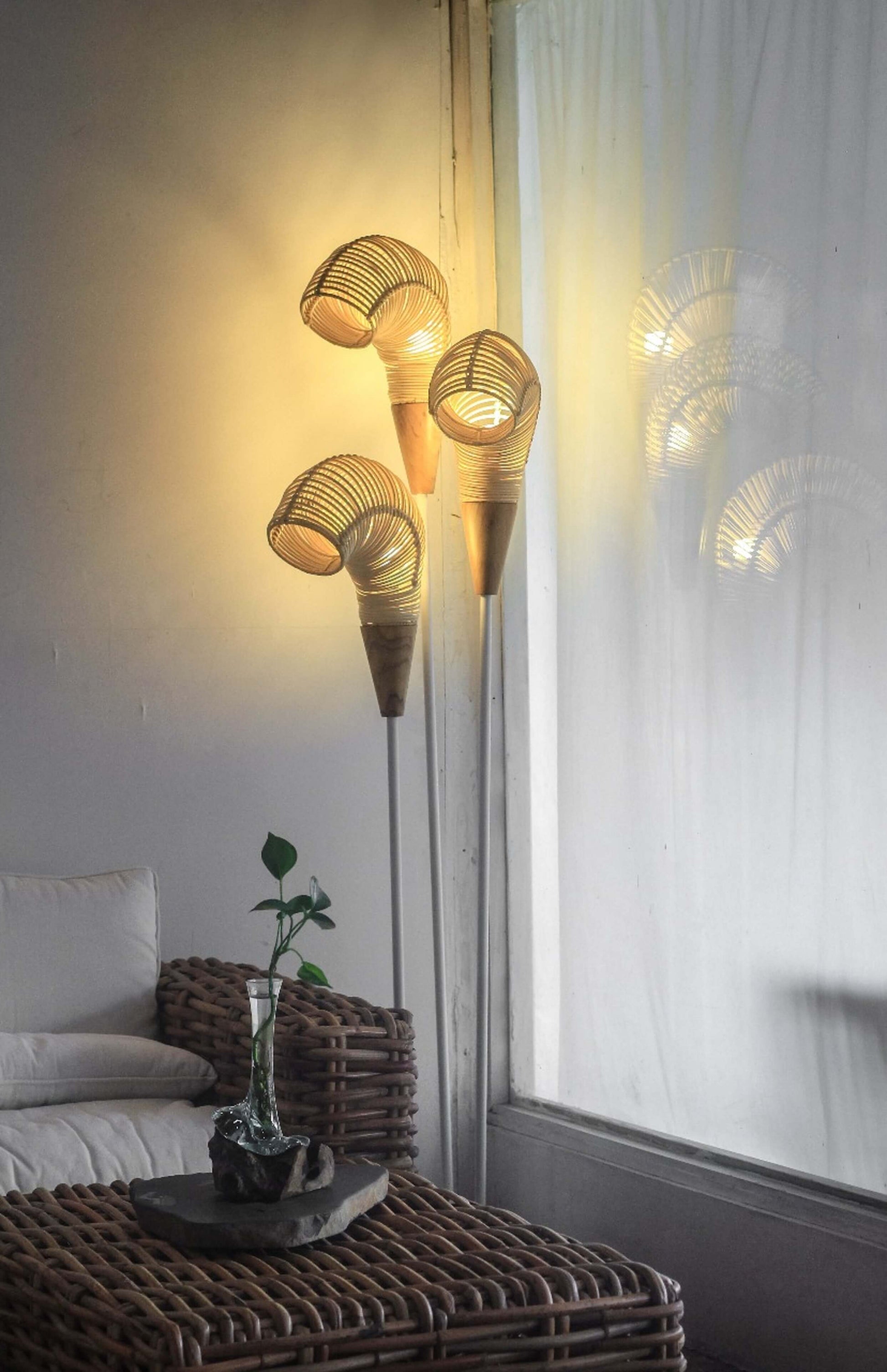 Trompet Floor Lamp Set Of Three Without Electric Cable