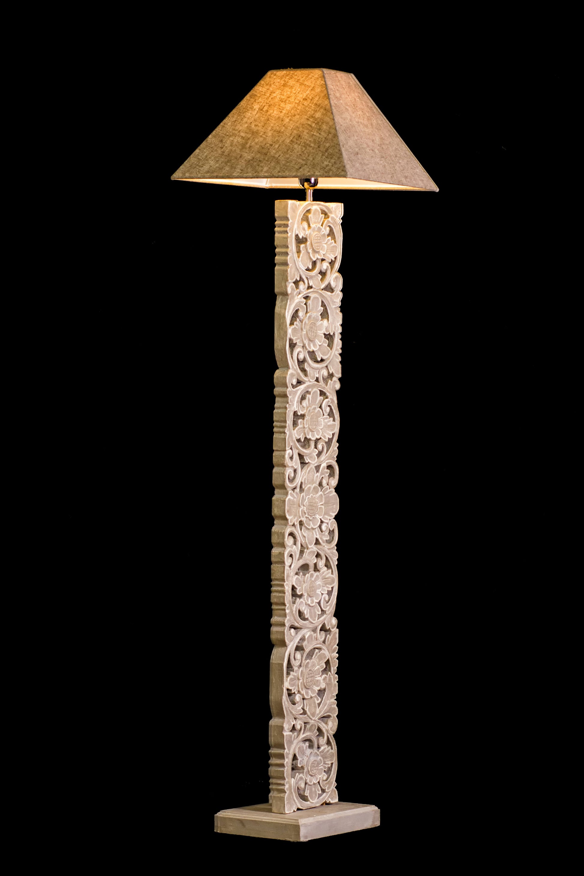 Bali Standing Lamp Including Shade - Without Electric Cable