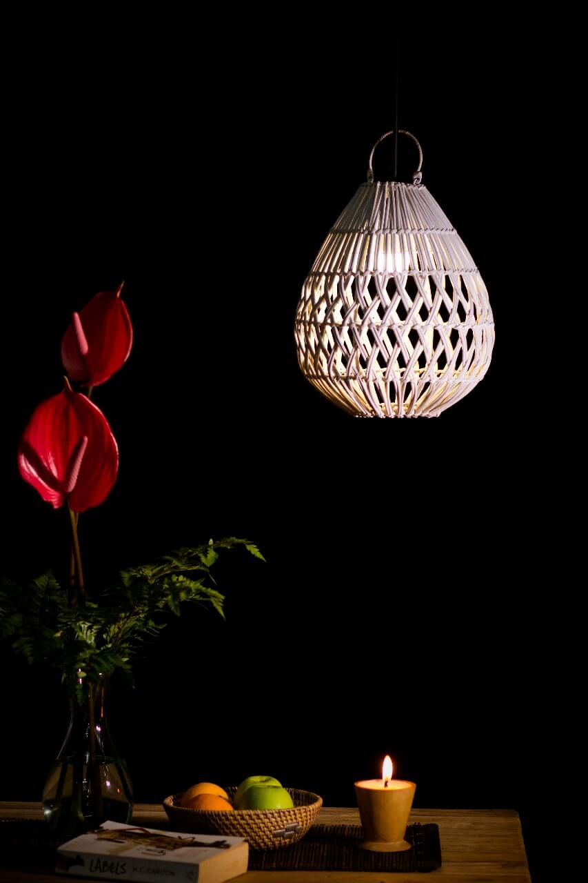 Diamond Hanging Lamp Without Electric Cable