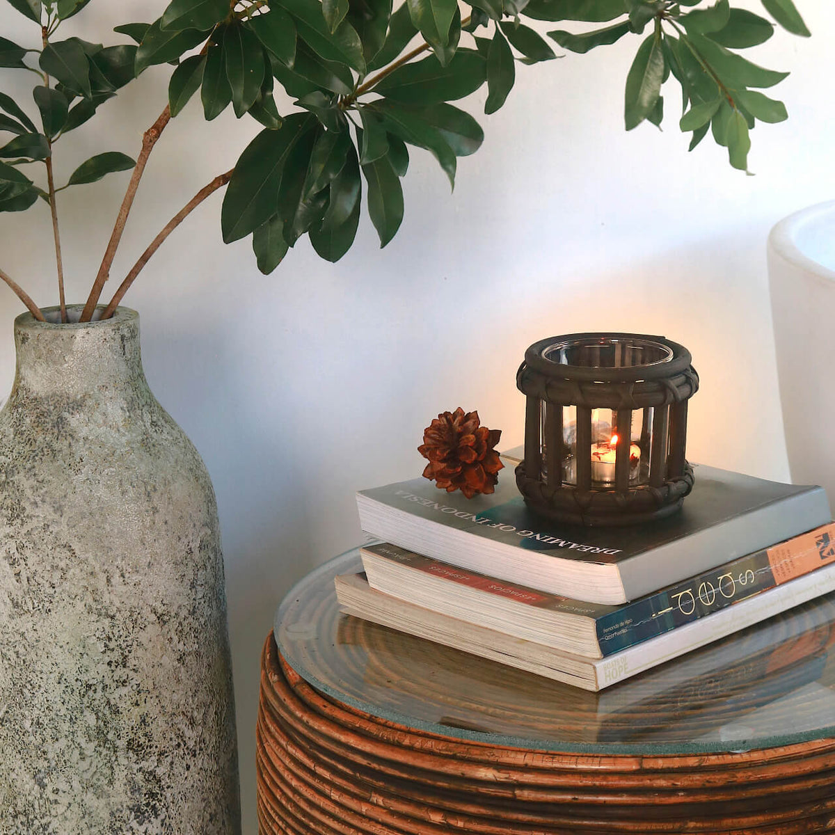 Koko T-Light Round Candle With 1 Clear Glass