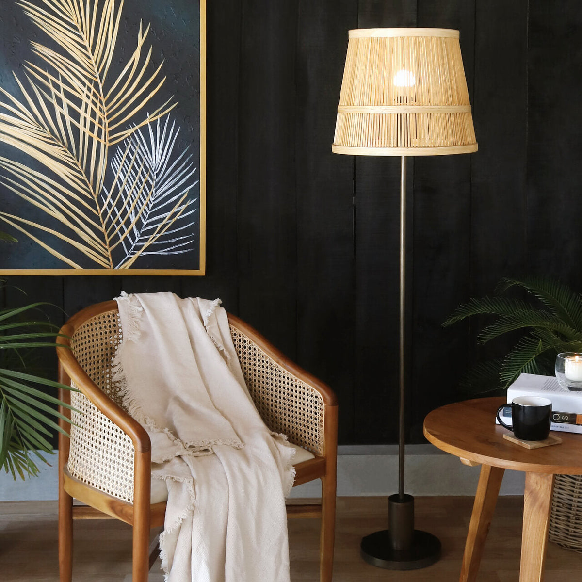 Bambino Standing Lamp Tall With Bronze Tube