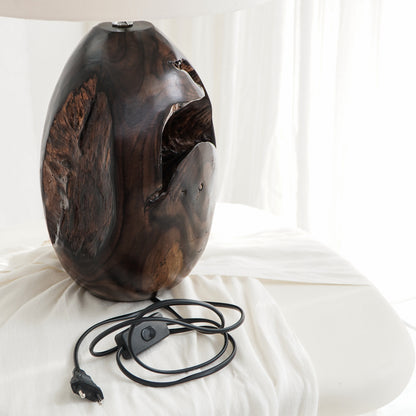 Sonora table lamp, boho decor handmade by Balinese artisans