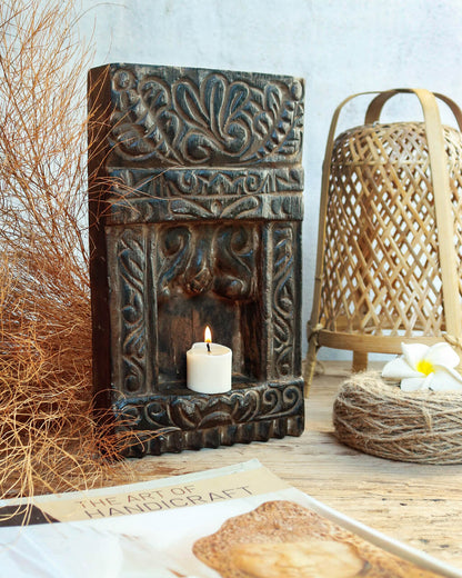 Kareena Candle Holder Carving 